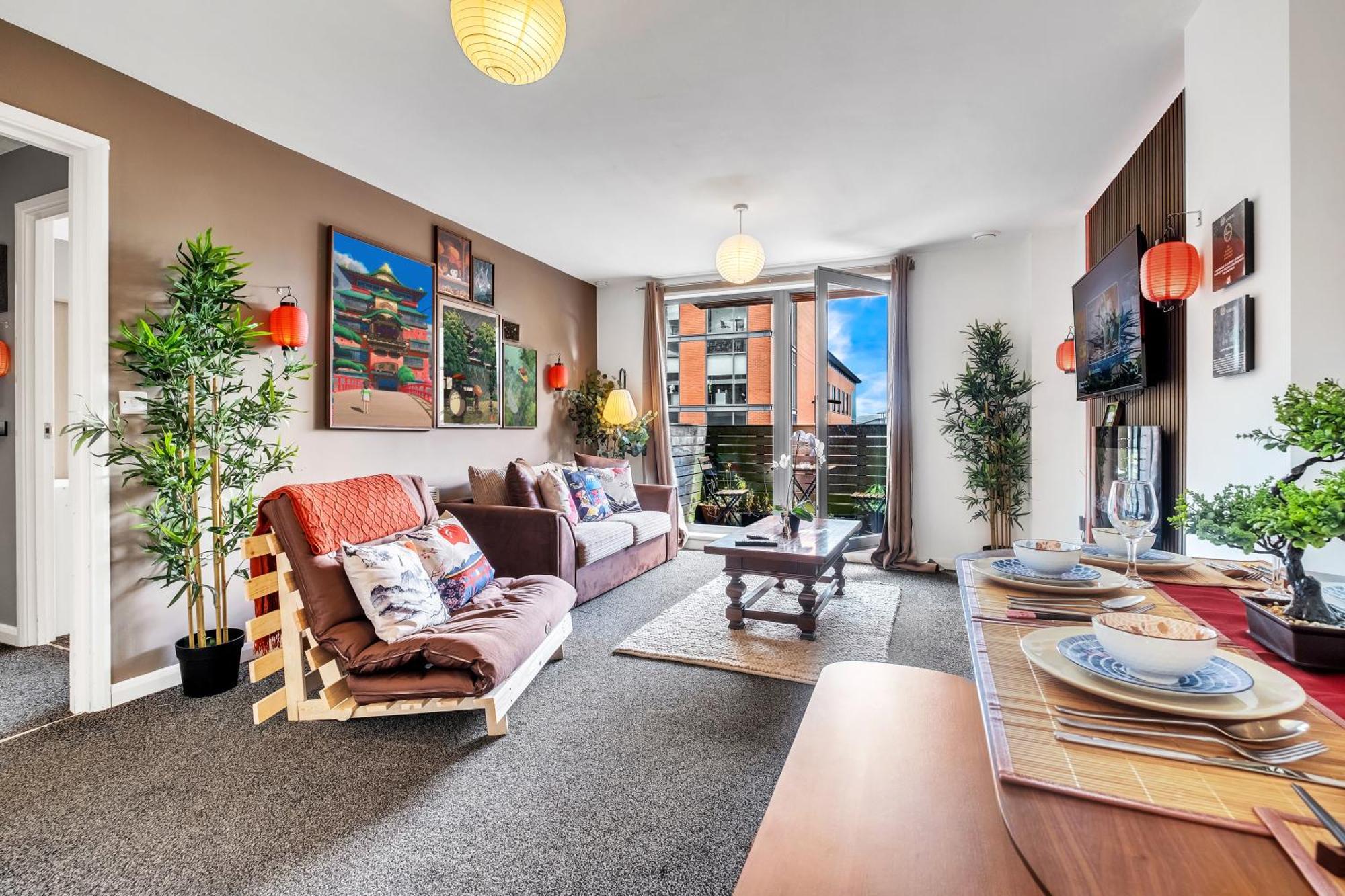 Anime Suite - Central And Free Parking With Netflix Birmingam Exterior foto