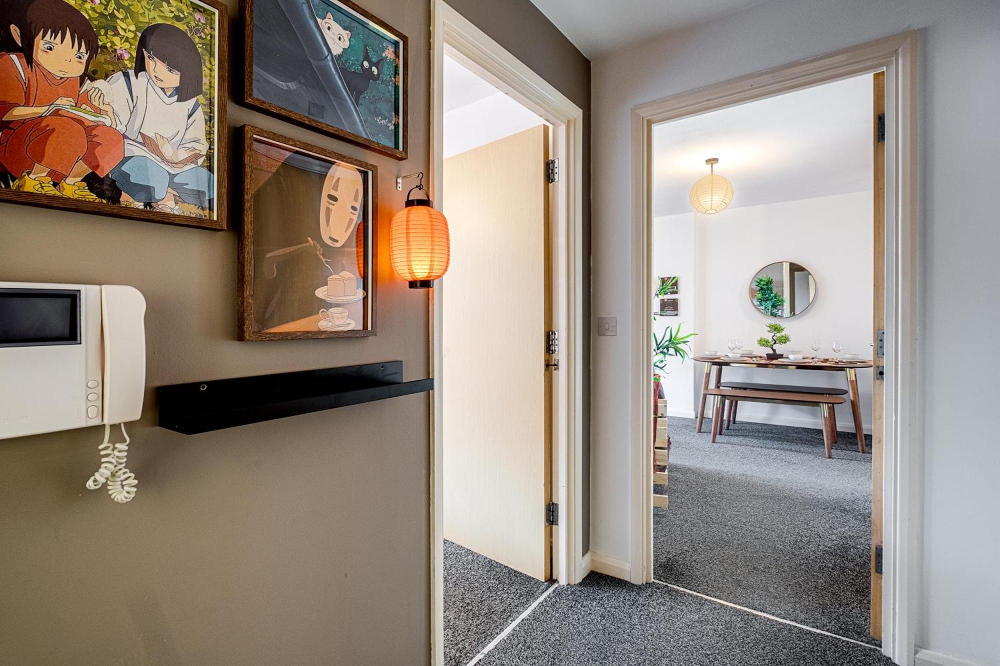 Anime Suite - Central And Free Parking With Netflix Birmingam Exterior foto